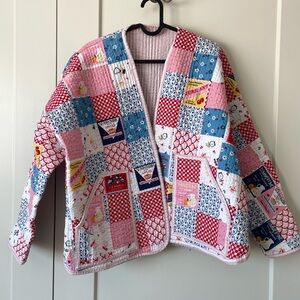 Colorful Patchwork Spring Jacket
